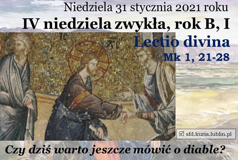 IV Niedziela Zwykła - Homilie Rok B 2020/21 - Www.slowo.redemptor.pl